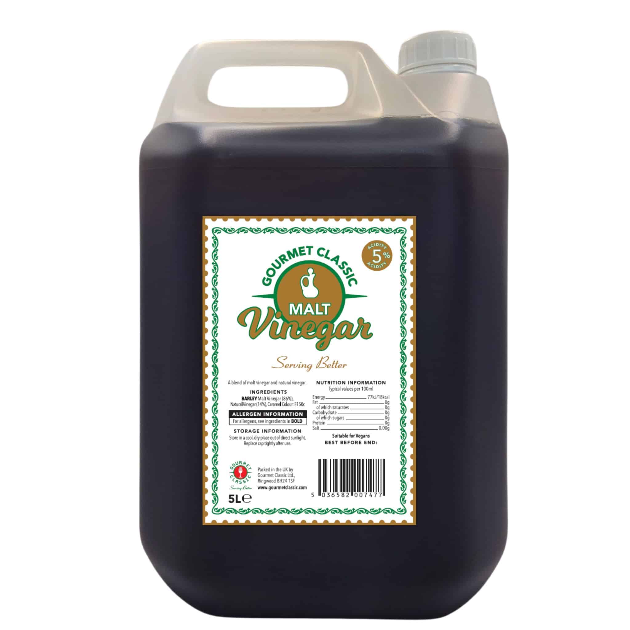 Gourmet Classic malt vinegar for fish and chips and professional kitchens